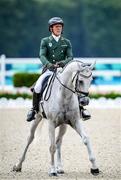 27 July 2024; Austin O’Connor of Team Ireland riding Colorado Blue during the eventing individual dressage at the Château de Versailles during the 2024 Paris Summer Olympic Games in Paris, France. Photo by Pierre Costabadie/Sportsfile