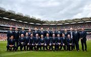 28 July 2024; The 1999 All-Ireland winning Meath football jubilee team who were honoured before the GAA Football All-Ireland Senior Championship Final match between Armagh and Galway at Croke Park in Dublin. Photo by Ben McShane/Sportsfile