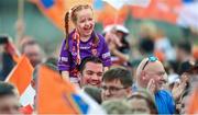 29 July 2024; Supporters at the homecoming celebrations of the All-Ireland Senior Football Champions at BOX-IT Athletic Grounds in Armagh. Photo by Ramsey Cardy/Sportsfile