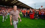 29 July 2024; Armagh manager Kieran McGeeney at the homecoming celebrations of the All-Ireland Senior Football Champions at BOX-IT Athletic Grounds in Armagh. Photo by Ramsey Cardy/Sportsfile