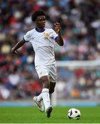 28 July 2024; Aboubaka Soumahoro of France during the UEFA European U19 Championship finals match between Spain and France at the National Football Stadium at Windsor Park, Belfast. Photo by Shauna Clinton/Sportsfile