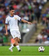 28 July 2024; Mayssam Benama of France during the UEFA European U19 Championship finals match between Spain and France at the National Football Stadium at Windsor Park, Belfast. Photo by Shauna Clinton/Sportsfile