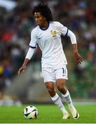 28 July 2024; Senny Mayulu of France during the UEFA European U19 Championship finals match between Spain and France at the National Football Stadium at Windsor Park, Belfast. Photo by Shauna Clinton/Sportsfile