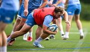 31 July 2024; Liam Turner during a Leinster rugby training session at UCD in Dublin. Photo by Ramsey Cardy/Sportsfile