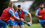 31 July 2024; Harry Byrne during a Leinster rugby training session at UCD in Dublin. Photo by Ramsey Cardy/Sportsfile