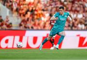 30 July 2024; Aaron Greene of Shamrock Rovers on his way to score his side's second goal during the UEFA Champions League Second Qualifying Round second leg match between Sparta Prague and Shamrock Rovers at Letná Stadium in Prague, Czechia. Photo by Pavel Lebeda/Sportsfile