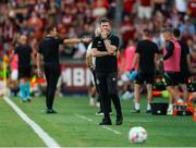 30 July 2024; Shamrock Rovers manager Stephen Bradley during the UEFA Champions League Second Qualifying Round second leg match between Sparta Prague and Shamrock Rovers at Letná Stadium in Prague, Czechia. Photo by Pavel Lebeda/Sportsfile