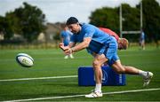 31 July 2024; Elite player development officer Kieran Hallett during a Leinster rugby training session at UCD in Dublin. Photo by Ramsey Cardy/Sportsfile