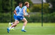 31 July 2024; Henry McErlean during a Leinster rugby training session at UCD in Dublin. Photo by Ramsey Cardy/Sportsfile