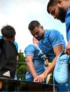 31 July 2024; Max Deegan during a Leinster rugby training session at UCD in Dublin. Photo by Ramsey Cardy/Sportsfile