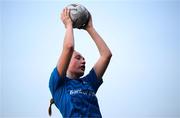 30 July 2024; Jane Neill during Leinster rugby women's season launch at Energia Park in Dublin. Photo by Shauna Clinton/Sportsfile