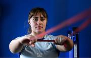 30 July 2024; Julia O'Connor during Leinster rugby women's season launch at Energia Park in Dublin. Photo by Shauna Clinton/Sportsfile