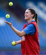 30 July 2024; Jade Gaffney during Leinster rugby women's season launch at Energia Park in Dublin. Photo by Shauna Clinton/Sportsfile