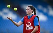 30 July 2024; Jade Gaffney during Leinster rugby women's season launch at Energia Park in Dublin. Photo by Shauna Clinton/Sportsfile