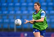 30 July 2024; Ella Roberts during Leinster rugby women's season launch at Energia Park in Dublin. Photo by Shauna Clinton/Sportsfile