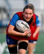 30 July 2024; Jane Neill during Leinster rugby women's season launch at Energia Park in Dublin. Photo by Shauna Clinton/Sportsfile