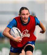 30 July 2024; Jane Neill during Leinster rugby women's season launch at Energia Park in Dublin. Photo by Shauna Clinton/Sportsfile