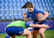 30 July 2024; Aoife Moore during Leinster rugby women's season launch at Energia Park in Dublin. Photo by Shauna Clinton/Sportsfile