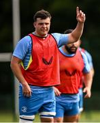 31 July 2024; Liam Molony during a Leinster rugby training session at UCD in Dublin. Photo by Ramsey Cardy/Sportsfile