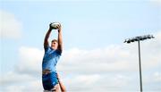 31 July 2024; Conor O'Tighearnaigh during a Leinster rugby training session at UCD in Dublin. Photo by Ramsey Cardy/Sportsfile