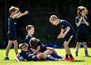 31 July 2024; Participants during the Bank of Ireland Leinster Rugby Summer Camp at St Mary's College RFC in Dublin. Photo by Harry Murphy/Sportsfile