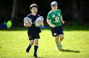 31 July 2024; Alex Gallagher during the Bank of Ireland Leinster Rugby Summer Camp at St Mary's College RFC in Dublin. Photo by Harry Murphy/Sportsfile