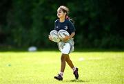 31 July 2024; Mishti White during the Bank of Ireland Leinster Rugby Summer Camp at St Mary's College RFC in Dublin. Photo by Harry Murphy/Sportsfile