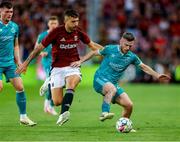 30 July 2024; Jack Byrne of Shamrock Rovers during the UEFA Champions League Second Qualifying Round second leg match between Sparta Prague and Shamrock Rovers at Letná Stadium in Prague, Czechia. Photo by Pavel Lebeda/Sportsfile