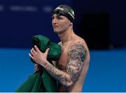 1 August 2024; Tom Fannon of Team Ireland before his men's 50m freestyle heat at the Paris La Défense Arena during the 2024 Paris Summer Olympic Games in Paris, France. Photo by Ian MacNicol/Sportsfile