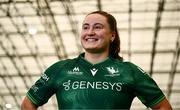 1 August 2024; Méabh Deely of Connacht during the Vodafone Women's Interprovincial launch at the IRFU High Performance Centre on the Sport Ireland Campus in Dublin. Photo by Shauna Clinton/Sportsfile