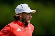 1 August 2024; Tommy Fleetwood of Team Great Britain during round 1 of the men's golf singles at Le Golf National during the 2024 Paris Summer Olympic Games in Paris, France. Photo by Brendan Moran/Sportsfile