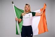 1 August 2024; Team Ireland complete as athletes for Para Equestrian, Para Triathlon and Para Rowing are unveiled at the RDS in Dublin. Paralympics Ireland athletes will compete at Paris 2024 this summer from August 28 - September 8 #TheNextLevel | #Paris2024 | #TeamIreland. Pictured is equestrian Sarah Slattery. Photo by Harry Murphy/Sportsfile