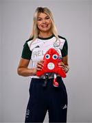 1 August 2024; Team Ireland complete as athletes for Para Equestrian, Para Triathlon and Para Rowing are unveiled at the RDS in Dublin. Paralympics Ireland athletes will compete at Paris 2024 this summer from August 28 - September 8 #TheNextLevel | #Paris2024 | #TeamIreland. Pictured is equestrian Sarah Slattery. Photo by Harry Murphy/Sportsfile