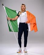1 August 2024; Team Ireland complete as athletes for Para Equestrian, Para Triathlon and Para Rowing are unveiled at the RDS in Dublin. Paralympics Ireland athletes will compete at Paris 2024 this summer from August 28 - September 8 #TheNextLevel | #Paris2024 | #TeamIreland. Pictured is equestrian Sarah Slattery. Photo by Harry Murphy/Sportsfile