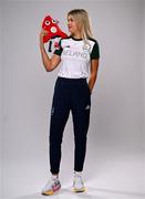 1 August 2024; Team Ireland complete as athletes for Para Equestrian, Para Triathlon and Para Rowing are unveiled at the RDS in Dublin. Paralympics Ireland athletes will compete at Paris 2024 this summer from August 28 - September 8 #TheNextLevel | #Paris2024 | #TeamIreland. Pictured is equestrian Sarah Slattery. Photo by Harry Murphy/Sportsfile