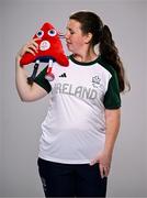 1 August 2024; Team Ireland complete as athletes for Para Equestrian, Para Triathlon and Para Rowing are unveiled at the RDS in Dublin. Paralympics Ireland athletes will compete at Paris 2024 this summer from August 28 - September 8 #TheNextLevel | #Paris2024 | #TeamIreland. Pictured is equestrian Kate Kerr Horan. Photo by Harry Murphy/Sportsfile