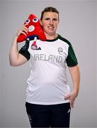 1 August 2024; Team Ireland complete as athletes for Para Equestrian, Para Triathlon and Para Rowing are unveiled at the RDS in Dublin. Paralympics Ireland athletes will compete at Paris 2024 this summer from August 28 - September 8 #TheNextLevel | #Paris2024 | #TeamIreland. Pictured is equestrian Kate Kerr Horan. Photo by Harry Murphy/Sportsfile