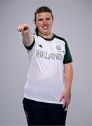 1 August 2024; Team Ireland complete as athletes for Para Equestrian, Para Triathlon and Para Rowing are unveiled at the RDS in Dublin. Paralympics Ireland athletes will compete at Paris 2024 this summer from August 28 - September 8 #TheNextLevel | #Paris2024 | #TeamIreland. Pictured is equestrian Kate Kerr Horan. Photo by Harry Murphy/Sportsfile