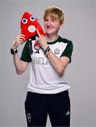 1 August 2024; Team Ireland complete as athletes for Para Equestrian, Para Triathlon and Para Rowing are unveiled at the RDS in Dublin. Paralympics Ireland athletes will compete at Paris 2024 this summer from August 28 - September 8 #TheNextLevel | #Paris2024 | #TeamIreland. Pictured is para-triathlete Chloe MacCombe. Photo by Harry Murphy/Sportsfile