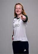 1 August 2024; Team Ireland complete as athletes for Para Equestrian, Para Triathlon and Para Rowing are unveiled at the RDS in Dublin. Paralympics Ireland athletes will compete at Paris 2024 this summer from August 28 - September 8 #TheNextLevel | #Paris2024 | #TeamIreland. Pictured is para-triathlete Judith MacCombe. Photo by Harry Murphy/Sportsfile