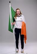 1 August 2024; Team Ireland complete as athletes for Para Equestrian, Para Triathlon and Para Rowing are unveiled at the RDS in Dublin. Paralympics Ireland athletes will compete at Paris 2024 this summer from August 28 - September 8 #TheNextLevel | #Paris2024 | #TeamIreland. Pictured is para-triathlete Judith MacCombe. Photo by Harry Murphy/Sportsfile
