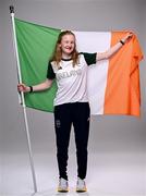 1 August 2024; Team Ireland complete as athletes for Para Equestrian, Para Triathlon and Para Rowing are unveiled at the RDS in Dublin. Paralympics Ireland athletes will compete at Paris 2024 this summer from August 28 - September 8 #TheNextLevel | #Paris2024 | #TeamIreland. Pictured is para-triathlete Judith MacCombe. Photo by Harry Murphy/Sportsfile