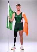 1 August 2024; Team Ireland complete as athletes for Para Equestrian, Para Triathlon and Para Rowing are unveiled at the RDS in Dublin. Paralympics Ireland athletes will compete at Paris 2024 this summer from August 28 - September 8 #TheNextLevel | #Paris2024 | #TeamIreland. Pictured is rower Tiarnán O'Donnell. Photo by Harry Murphy/Sportsfile