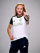 1 August 2024; Team Ireland complete as athletes for Para Equestrian, Para Triathlon and Para Rowing are unveiled at the RDS in Dublin. Paralympics Ireland athletes will compete at Paris 2024 this summer from August 28 - September 8 #TheNextLevel | #Paris2024 | #TeamIreland. Pictured is para-triathlete Cassie Cava. Photo by Harry Murphy/Sportsfile