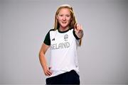 1 August 2024; Team Ireland complete as athletes for Para Equestrian, Para Triathlon and Para Rowing are unveiled at the RDS in Dublin. Paralympics Ireland athletes will compete at Paris 2024 this summer from August 28 - September 8 #TheNextLevel | #Paris2024 | #TeamIreland. Pictured is para-triathlete Cassie Cava. Photo by Harry Murphy/Sportsfile