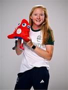 1 August 2024; Team Ireland complete as athletes for Para Equestrian, Para Triathlon and Para Rowing are unveiled at the RDS in Dublin. Paralympics Ireland athletes will compete at Paris 2024 this summer from August 28 - September 8 #TheNextLevel | #Paris2024 | #TeamIreland. Pictured is para-triathlete Cassie Cava. Photo by Harry Murphy/Sportsfile