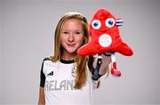 1 August 2024; Team Ireland complete as athletes for Para Equestrian, Para Triathlon and Para Rowing are unveiled at the RDS in Dublin. Paralympics Ireland athletes will compete at Paris 2024 this summer from August 28 - September 8 #TheNextLevel | #Paris2024 | #TeamIreland. Pictured is para-triathlete Cassie Cava. Photo by Harry Murphy/Sportsfile