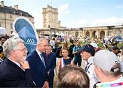 1 August 2024; Tánaiste, Minister for Foreign Affairs and Minister for Defence, Micheál Martin, TD, second from left, in attendance at Fesport Festival at the Cháteau de Vincennes during the 2024 Paris Summer Olympic Games in Paris, France. Photo by Sam Barnes/Sportsfile