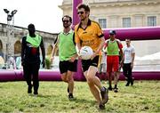 1 August 2024; Action from the GAA showcase at Fesport Festival at the Cháteau de Vincennes during the 2024 Paris Summer Olympic Games in Paris, France. Photo by Sam Barnes/Sportsfile