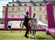 1 August 2024; A general view of the action at the GAA showcase at the Fesport Festival at the Cháteau de Vincennes during the 2024 Paris Summer Olympic Games in Paris, France. Photo by Sam Barnes/Sportsfile